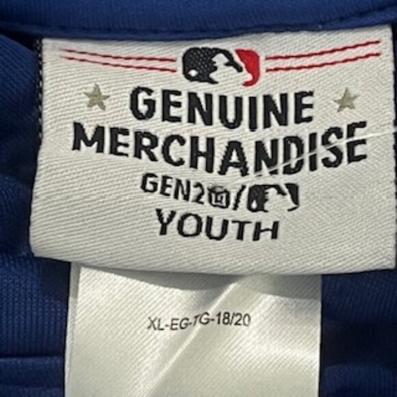 New Chicago Cubs Baseball MLB Hoodie Youth Boys XL 18/20 Blue Cubbies Sweatshirt - Picture 5 of 6